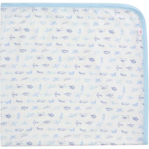 Magnetic Me Modal Soothing Swaddle Blanket | Silky Soft Modal Fabric | Airplanes | One Size
