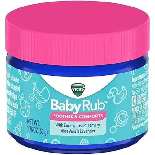 Vicks BabyRub Soothing Chest, Neck and Back Ointment 1.76 Ounce