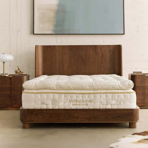 Organic Waterproof Crib Protector Pad | Avocado Green Mattress