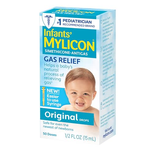 Mylicon Gas Relief Drops for Infants and Babies, Original Formula, 0.5 Fluid Ounce