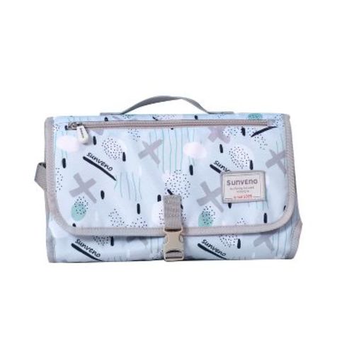 Foldable Changing Pad-blue