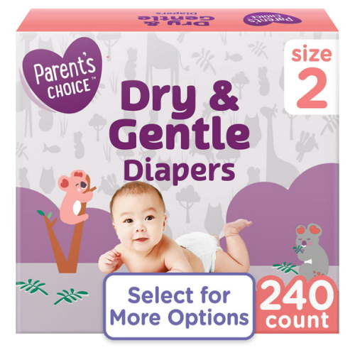 Parent's Choice Dry & Gentle Diapers (Select for More Options)