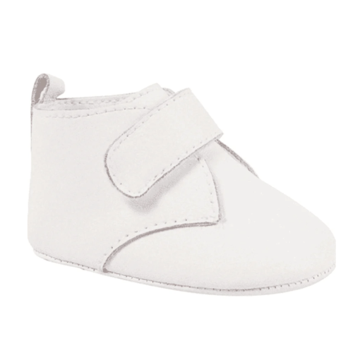 White Leather Dress Shoe - Infant | Posh Tots Children's Boutique