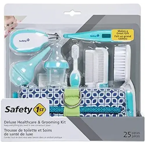 Safety 1st Deluxe 25-Piece Baby Healthcare and Grooming Kit (Arctic Blue) - 25 Pieces