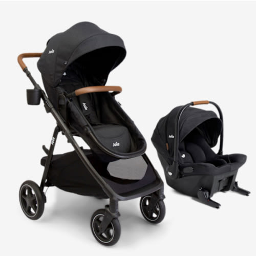 Joie Ginger LX And Mint Latch Travel System - Shale Dark