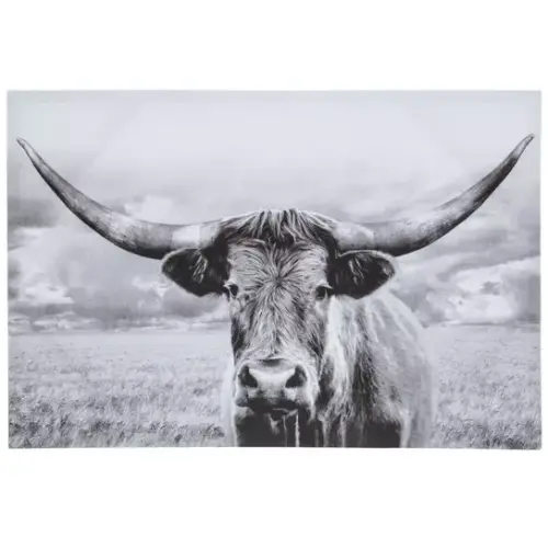 Longhorn Canvas Wall Decor