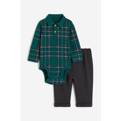 2-piece Bodysuit and Pants Set