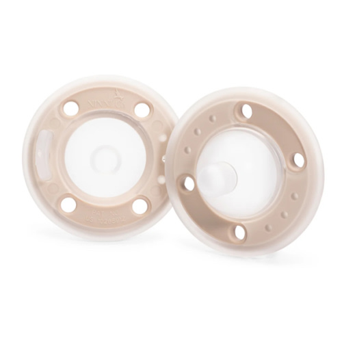 Ninni Pacifier- Oatmeal 2 Pack Pacifier Like Breast – Ninni Co
