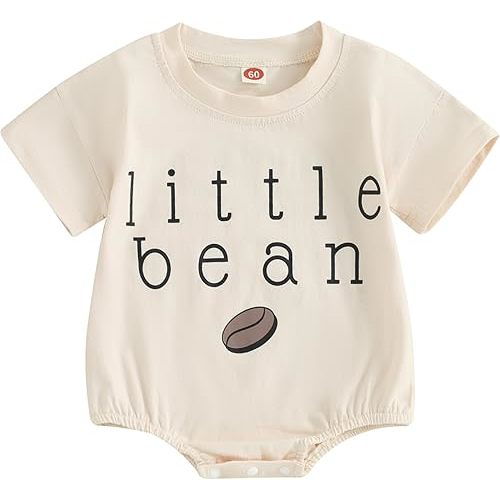 Newborn Baby Boy Girl Romper Bubble Long Sleeve Little Bean Bodysuit Ovesized Sweatshirt Infant Casual Shirts Top