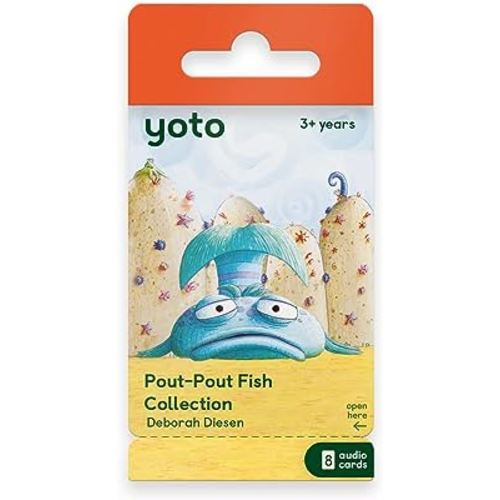 Yoto The Pout-Pout Fish Collection by Deborah Diesen – 8 Kids Audiobook Story Cards for Use Player & Mini Bluetooth Speaker, Fun Daytime & Bedtime Stories, Educational Gift for Ages 3+