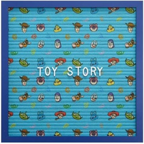 Disney Pixar Toy Story 12"x12" Letter Board,Message Board Sign for Desk, Room Decor, Quotes, Notes & Personalized Display,Includes 145 Characters