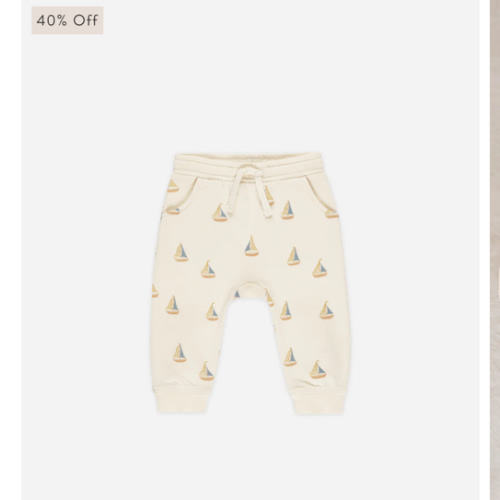 Sweatpant || Sailboats – Rylee + Cru