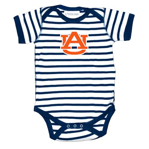 Two Feet Ahead Striped Baby Bodysuit Creeper Baby Boy Clothes for Newborn infants Sizes 0-3M 6M 12M