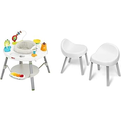 Skip Hop Baby 3-in-1 Grow with Me Set with Activity Center & Toddler Chairs, Explore & More