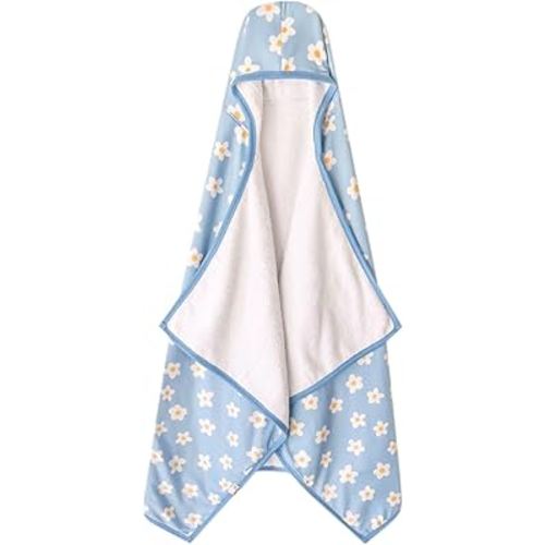 Copper Pearl Hooded Bath Towels Premium Knit/Terry Cloth Toddler Towels with Hood, Pockets, and Cool Designs - Great to Gift and Make Bath Time Fun - Big Kids Hooded Towel, Della