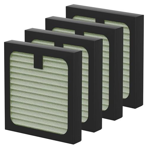 Pro HEPA Replacement Filter Compatible with Baby Brezza Baby Bottle Washer Pro, Air Clean Dust, 4-Pack