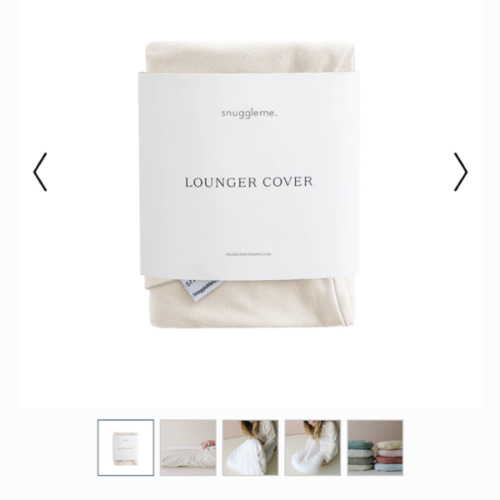 Infant Lounger Cover | Natural