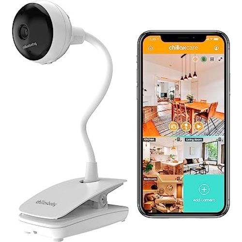 Amazon.com: CHILLAX ChillaxCare Giraffe Cam Smart Baby Monitor - WiFi Baby Monitor with Camera and Audio, 1080P, Privacy Switch, Remote Access, Gooseneck, Night Vision, 2-Way Audio : Health & Household