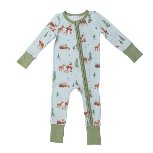 Coverall (Zipper) - Deer Family