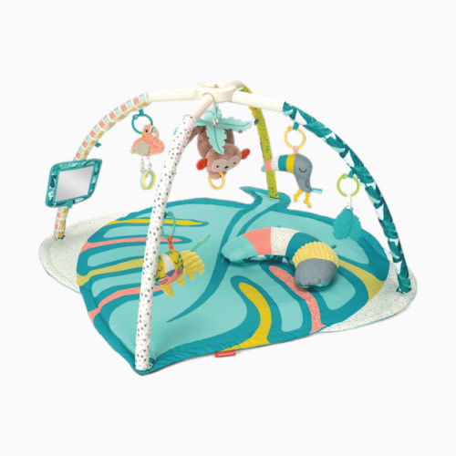 4-in-1 Deluxe Twist & Fold Activity Gym & Play Mat - Tropical