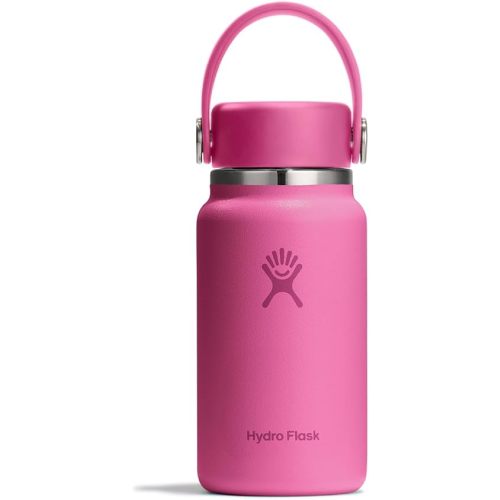 Hydro Flask Micro Bottle - Insulated Mini Leak Proof Flask for Purse or Pocket in 6.7 Oz Reef Pink