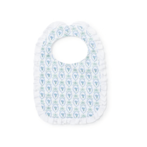 Ruffled Girls' Bib - Hampton Blooms
