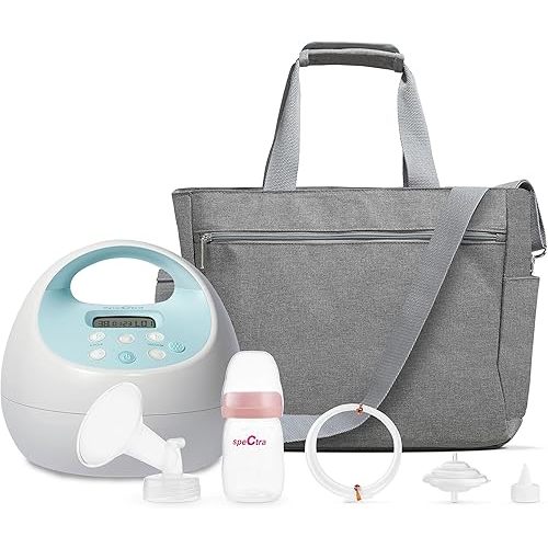 S1 Plus Premier Rechargeable Breast Pump with Grey Tote Premium Accessory Kit - 24 mm