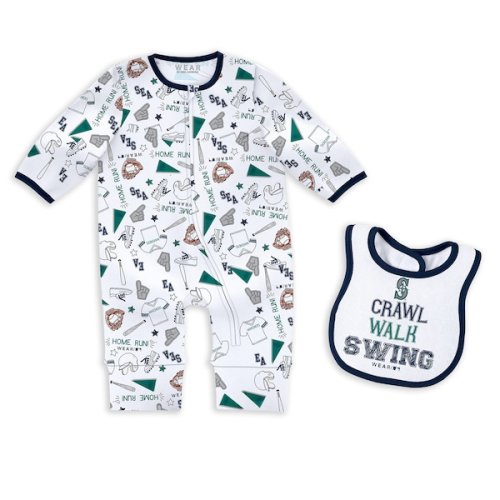 Seattle Mariners WEAR by Erin Andrews Newborn & Infant Sleep & Play Set