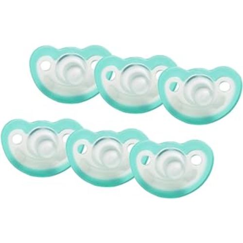 JollyPop 0-3 Months Pacifier 6 Pack Unscented - Teal