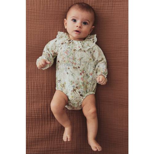 PRINTED MUSLIN JUMPSUIT