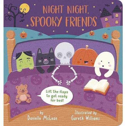 Night Night, Spooky Friends: A Halloween Lift-the-Flap Book Board book – Lift the flap, July 2, 2024