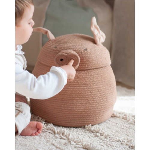 STORAGE BASKET PEGGY THE PIG