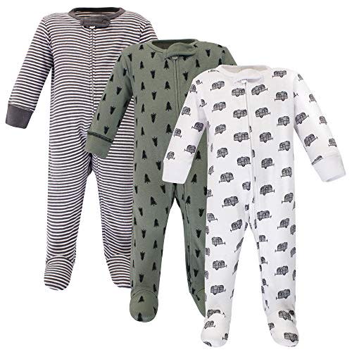 Touched by Nature Baby Girls' Organic Cotton Sleep and Play