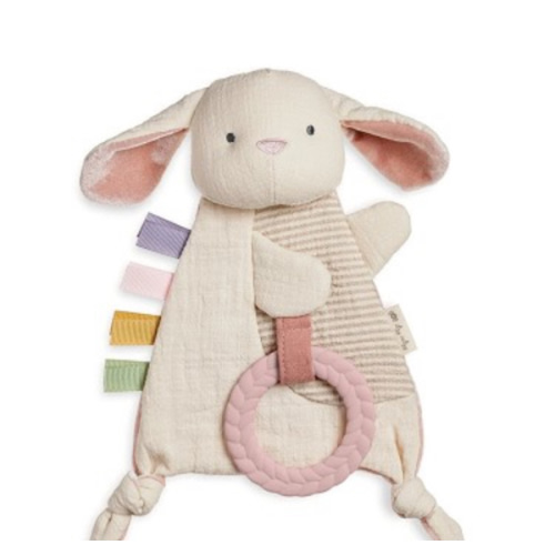 Itzy Friends Itzy Lovey Plush with Silicone Teether Toy