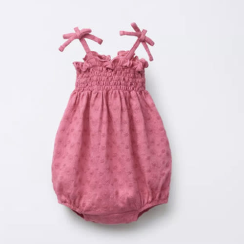 EMBROIDERED FLORAL BODYSUIT - Pink | ZARA United States