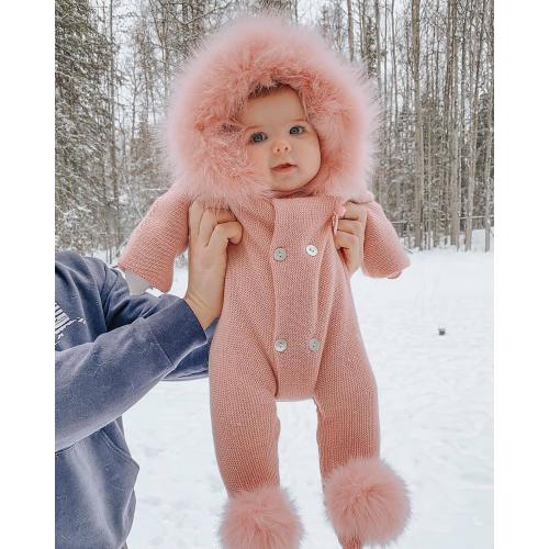 Baby Pink Sweater Coat