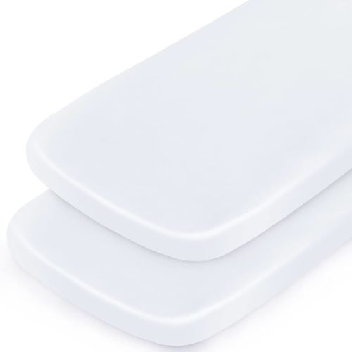 Satin Bedside Sleeper Sheet 2 Pack - Fits Most Bassinet & Crib Mattresses, Satin Bassinet Sheets for Baby Hair (33"x20"x5") - Silk Baby Sheet for Boys & Girls - White