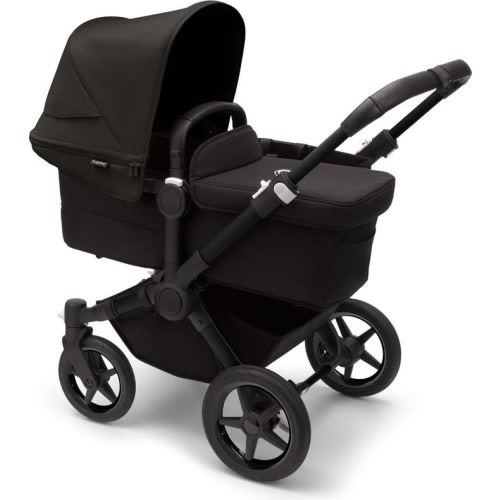Bugaboo Donkey 5 Mono Stroller with Bassinet, Black/ Midnight Black
