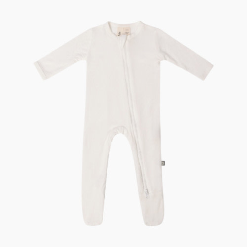 Zipper Footie - Cloud, Newborn
