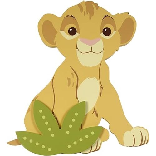 Disney Lion King Shaped Wall Art, Yellow