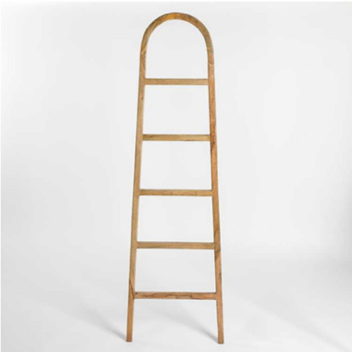Natural Wood Arch Blanket Ladder | Kirklands Home