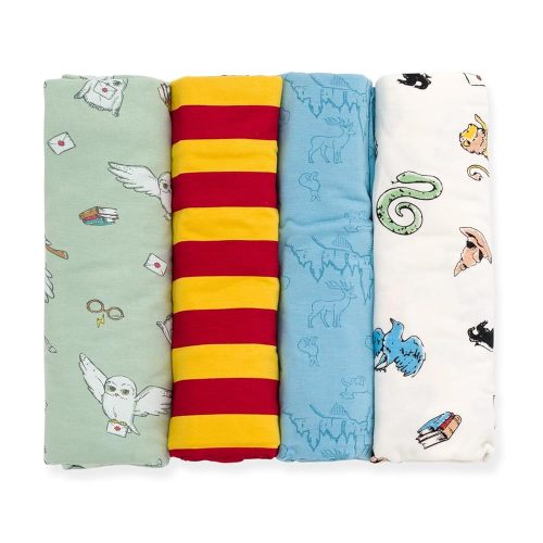 Harry Potter 4 Pack Swaddle Blankets - One Size Fits All