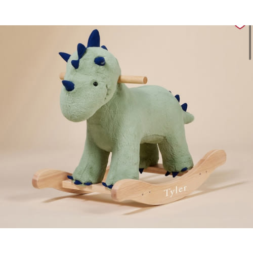 Light-Up Dino Plush Nursery Rocker | Pottery Barn Kids