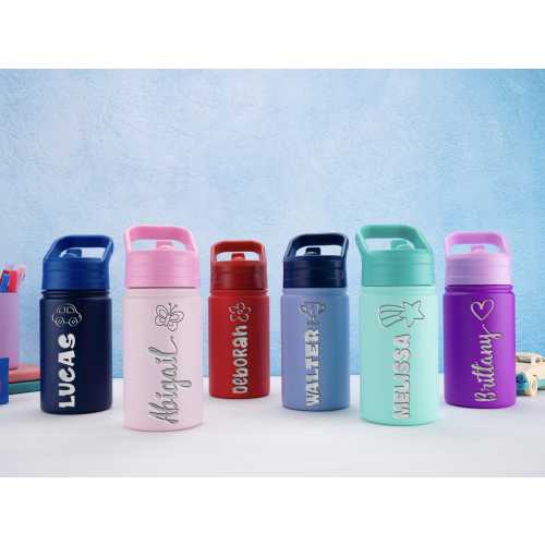 Back to School Gifts for Kids, Personalized Kid Water Bottle, Custom Laser Engraved Kids Bottles, Kids School Gift, Kid Water Bottle