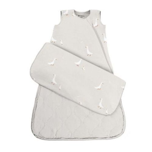 günamüna® Baby Bamboo Rayon with DIAPER-ZiPPER Sleep Bag 1.0 TOG - Goose - 3-9 Months