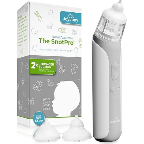 Electric Baby Nasal Aspirator - Nose Clean Machine for Newborn Infants Toddlers Kids Adults - Automatic Hospital Grade Booger Vacuum Cleaner with 3 Adjustable Suction Levels for Mucus Removal