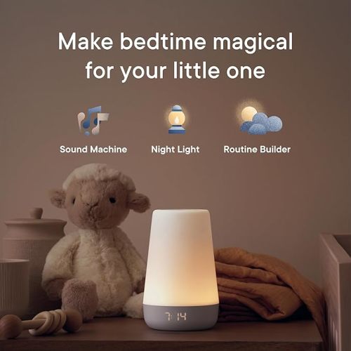 Hatch Rest Baby Sound Machine, Night Light | 2nd Gen | Sleep Trainer, Time-to-Rise Alarm Clock, White Noise Soother, Music & Stories for Nursery, Toddler & Kids Bedroom (Wi-Fi) - Wi fi