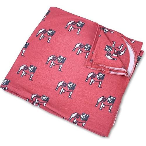 University of Georgia Knit Swaddle Blanket 47x47in