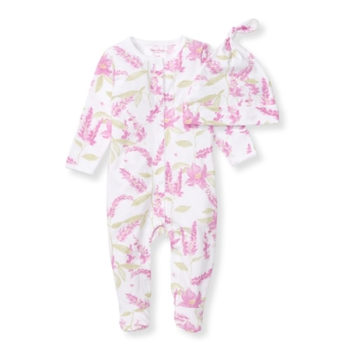 Burt's Bees Peaceful Garden Organic Jumpsuit Set - Newborn
