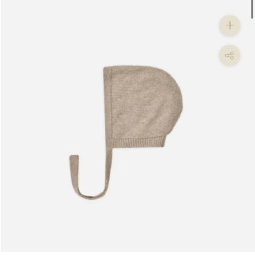 Quincy Mae Knit Bonnet | Heathered Oat